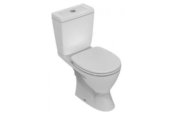 Унитаз-компакт Ideal Standard Eurovit plus с микролифтом, белый, овальный, 35.5x63 см