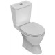 Унитаз-компакт Ideal Standard Eurovit plus  белый, овальный, 36x63 см