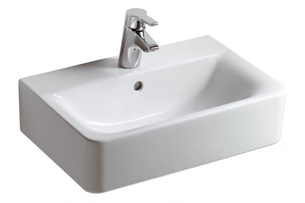 Раковина Ideal Standard Connect Cube (55 см) цвет белый, прямоугольная