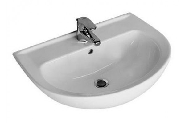 Раковина Ideal Standard Ecco (60 см) полукруглая, цвет белый, с переливом