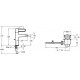 E21033-BL-CP ODEON RIVE GAUCHE cмеситель для биде корпус хром, ручка черная