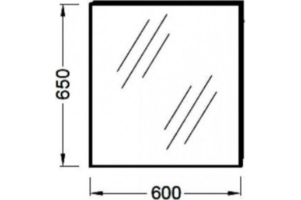 Зеркало Jacob Delafon Odeon Up 60х65 EB1080-NF