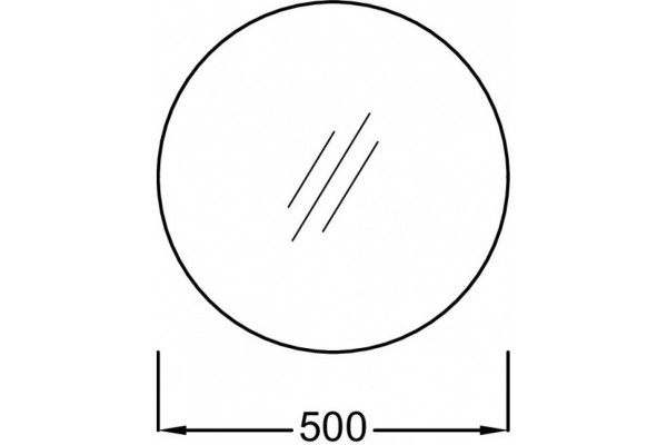 Зеркало Jacob Delafon Odeon Rive Gauche 50x50 EB1143-NF