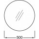 Зеркало Jacob Delafon Odeon Rive Gauche 50x50 EB1143-NF