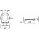 Крышка-сиденье Jacob Delafon Patio E23157-00 тонкое (SoftClose)