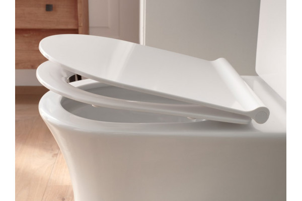 E33127-0 Aleo / Soprano тонкое сиденье из термодюропласта с микролифтом и металлическими креплениями, легкое снятие