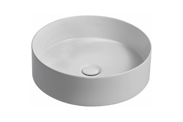 E90012-0 Delta Pure раковина, диаметр 41 см, без отверстия перелива, цвет белый