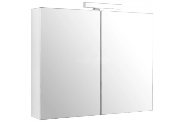FORMILIA EB797-G1C Зеркальный шкаф 100 см.ш 100 x г 14.3 x в 65 см. белый лак