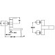 Смеситель для ванны Jacob Delafon Strayt E45370-CP