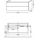 Тумба под раковину Jacob Delafon Vox 120x46 EB2071-R1-E16