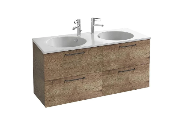Тумба с раковиной Jacob Delafon Odeon Rive Gauche EXAS112-Z-00+2526-R9-E52 коричневый