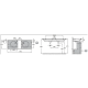 Тумба с раковиной Jacob Delafon Odeon Rive Gauche EXAS112-Z-00+2526-R9-E52 коричневый