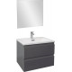 EB2052-J54 Madeleine Тумба, 60 см, 2 ящика, Серый матовый лак