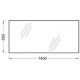 Зеркало Jacob Delafon 140x65 EB1190-NF