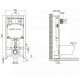 Комплект Jacob Delafon E21730RU-00: Унитаз c инсталляцией Aleo, сиденье тонкое микролифт, клавиша хром (EDAH132-0+E33127-0+E29025+E4316-CP)