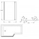 Шторка для ванны Jacob Delafon Bain Douche Neo E4930-GA