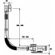 Слив-перелив для ванны Jacob Delafon Doble E6D015-CP