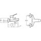 Смеситель для ванны Jacob Delafon Brive E75766-CP