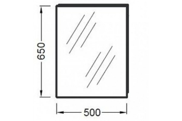 Зеркало Jacob Delafon Odeon Up 50x65 EB1081-NF