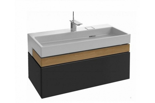 TERRACE EB1187-M61 Мебель под раковину 100 см. Ш100*Г48*В38 cм., мягкий черный