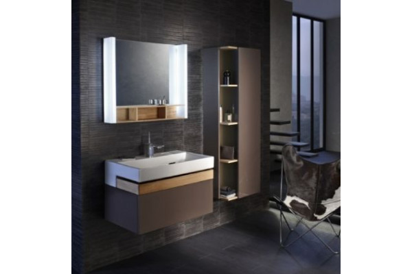 TERRACE EB1187-M61 Мебель под раковину 100 см. Ш100*Г48*В38 cм., мягкий черный
