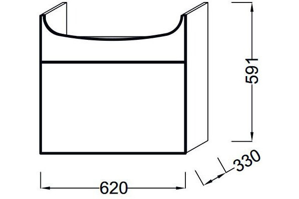 Мебель под раковину Jacob Delafon Odeon Up EB880-J5