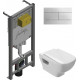 Set E29025-NF+E4316-CP+EDR102-00+E24889-00 Инсталляция с подвесным унитазом Odeon RG