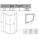 Душевой уголок Jacob Delafon Serenity 80x80 E14R80-GA