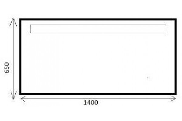 Зеркало Jacob Delafon Formilia 140x65 EB1165-NF