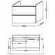 Тумба под раковину Jacob Delafon Vox 60x46 EB2030-RA-G1C белый