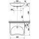 Раковина больничная Jika Mio 64x55 1371.4.000.104.9
