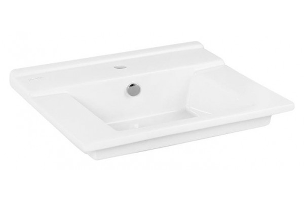 Раковина Jacob Delafon Struktura  цвет белый, прямоугольная, с переливом