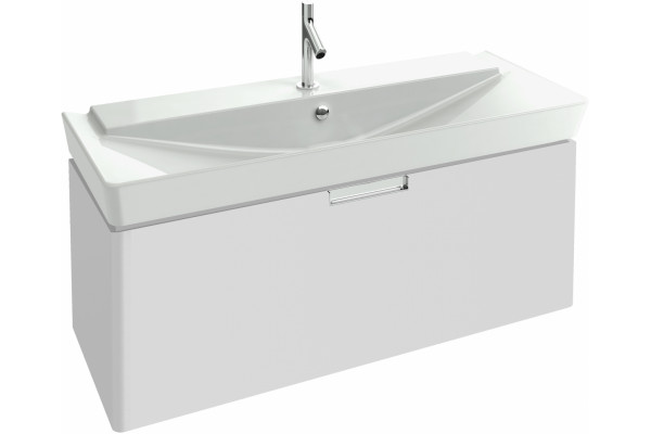 Тумба для комплекта Jacob Delafon Reve 120 белый лак, 1 ящик, подвесная, с доводчиками