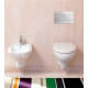 Комплект Jacob Delafon Patio E21734RU-00 кнопка хром цвет белый, бачок 3/6 л