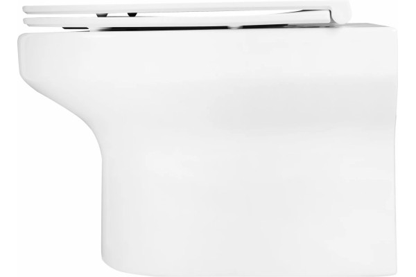 Комплект Jacob Delafon Elite E21742RU-00 кнопка хром цвет белый, бачок 3/6 л