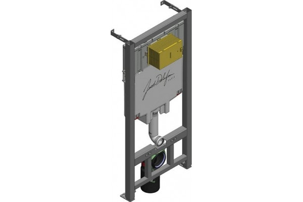 Комплект Jacob Delafon Elite E21742RU-00 кнопка хром цвет белый, бачок 3/6 л