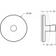 Переключатель потоков Jacob Delafon Modulo E19032-CP на три потребителя двухвентильный, хром