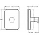 Переключатель потоков Jacob Delafon Modulo E75411-CP на три потребителя двухвентильный, хром