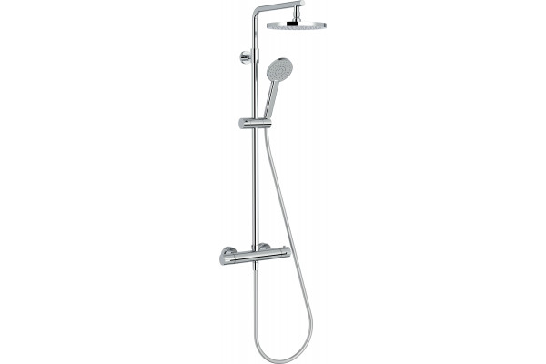 Душевая стойка Jacob Delafon Marcel E25084-CP хром, штанга 136 см