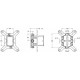 Душевой комплект Jacob Delafon Modulo E30759-CP С ВНУТРЕННЕЙ ЧАСТЬЮ хром, шланг 160 см