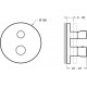 Душевой комплект Jacob Delafon Modulo E30758-CP С ВНУТРЕННЕЙ ЧАСТЬЮ хром, шланг 160 см