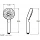Душевой комплект Jacob Delafon Modulo E30758-CP С ВНУТРЕННЕЙ ЧАСТЬЮ хром, шланг 160 см