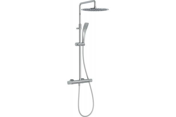 Душевая стойка Jacob Delafon Rivoli E26587-CP хром, штанга 128.3 см