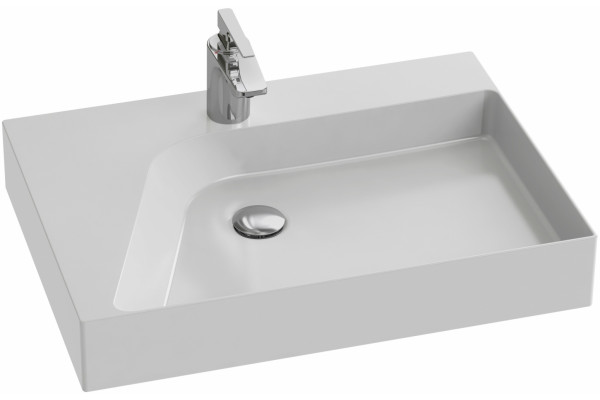 Раковина Jacob Delafon Rythmik Pure EVO112 65 см прямоугольная, цвет белый