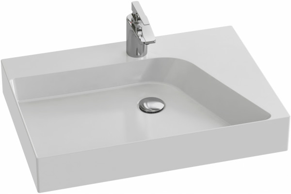Раковина Jacob Delafon Rythmik Pure EVN112 65 см прямоугольная, цвет белый