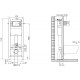 Система инсталляции для унитазов Jacob Delafon E33131RU-NF 40x24x133 см
