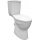 Унитаз-компакт Jacob Delafon July E24541RU-0 без крышки белый, овальный, 35x64 см