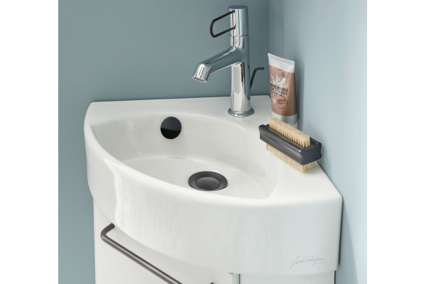 Рукомойник Jacob Delafon Odeon Rive Gauche EGP112-00 угловая, цвет белый