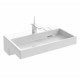 Раковина подвесная Jacob Delafon TERRACE 80х49 на собственной опоре, с подсветкой, цвет белый, прямоугольная