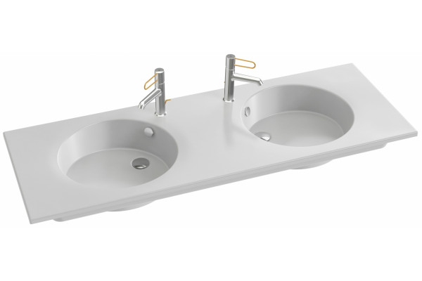 Раковина Jacob Delafon Odeon Rive Gauche EXAS112-Z-00 140 см прямоугольная, цвет белый